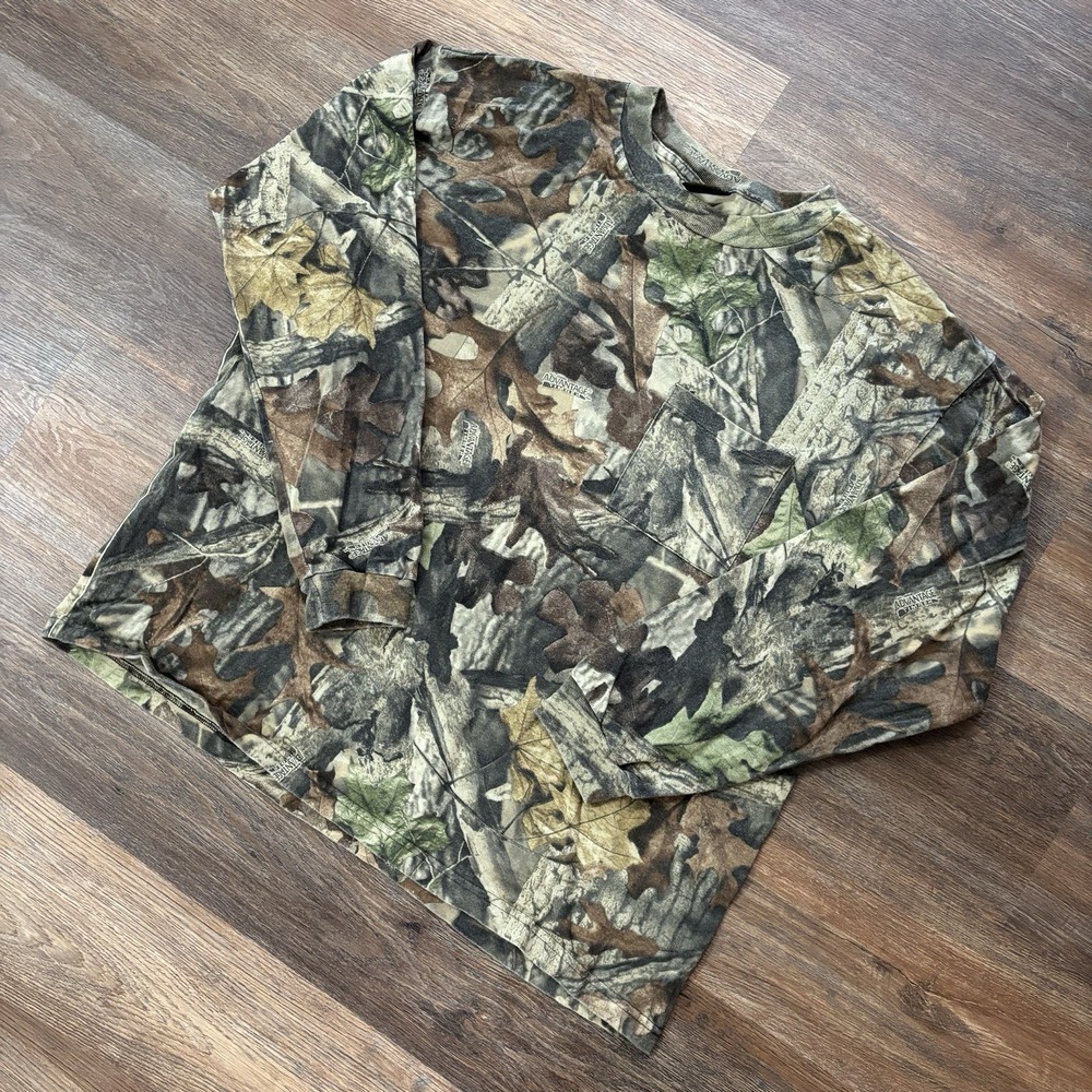 Y2K VTG Style Liberty L/S Camoflauge T Shirt Men's‎ Trendy Hunting Outdoor